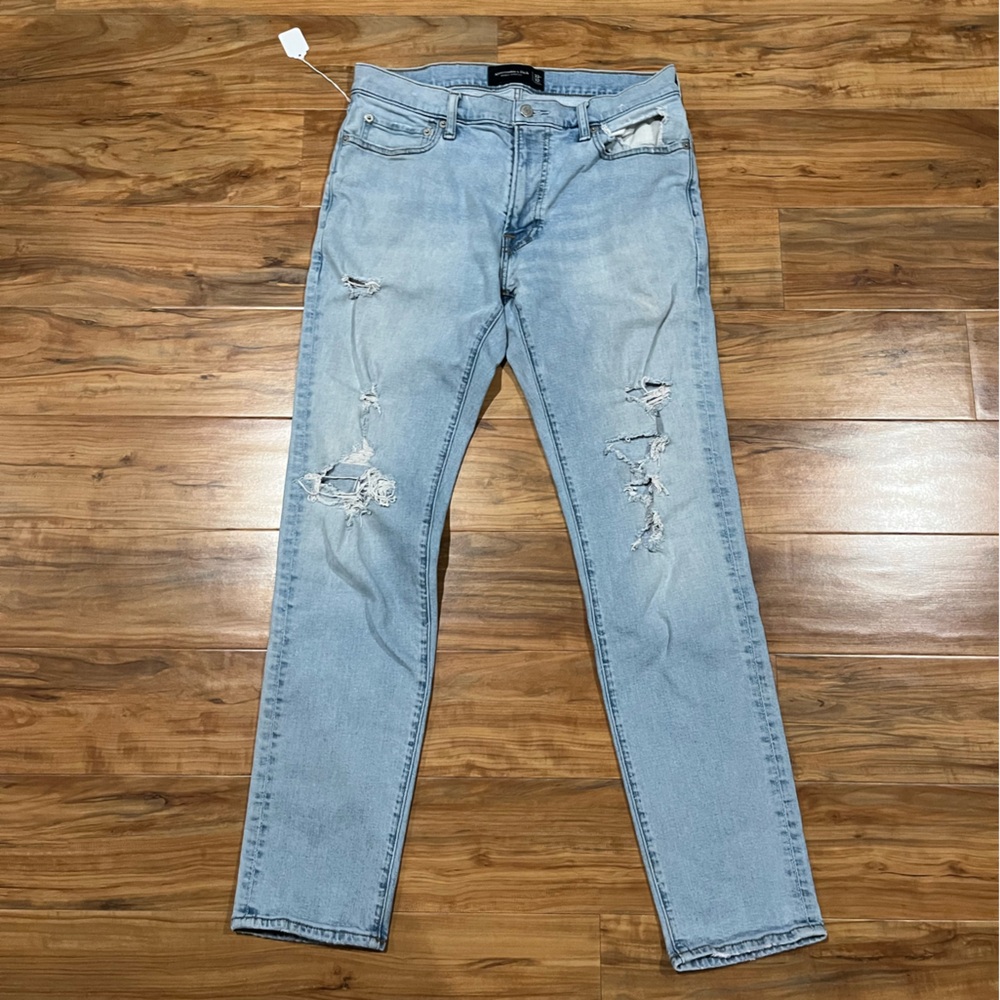 Abercrombie & Fitch Light Blue Denim Jeans